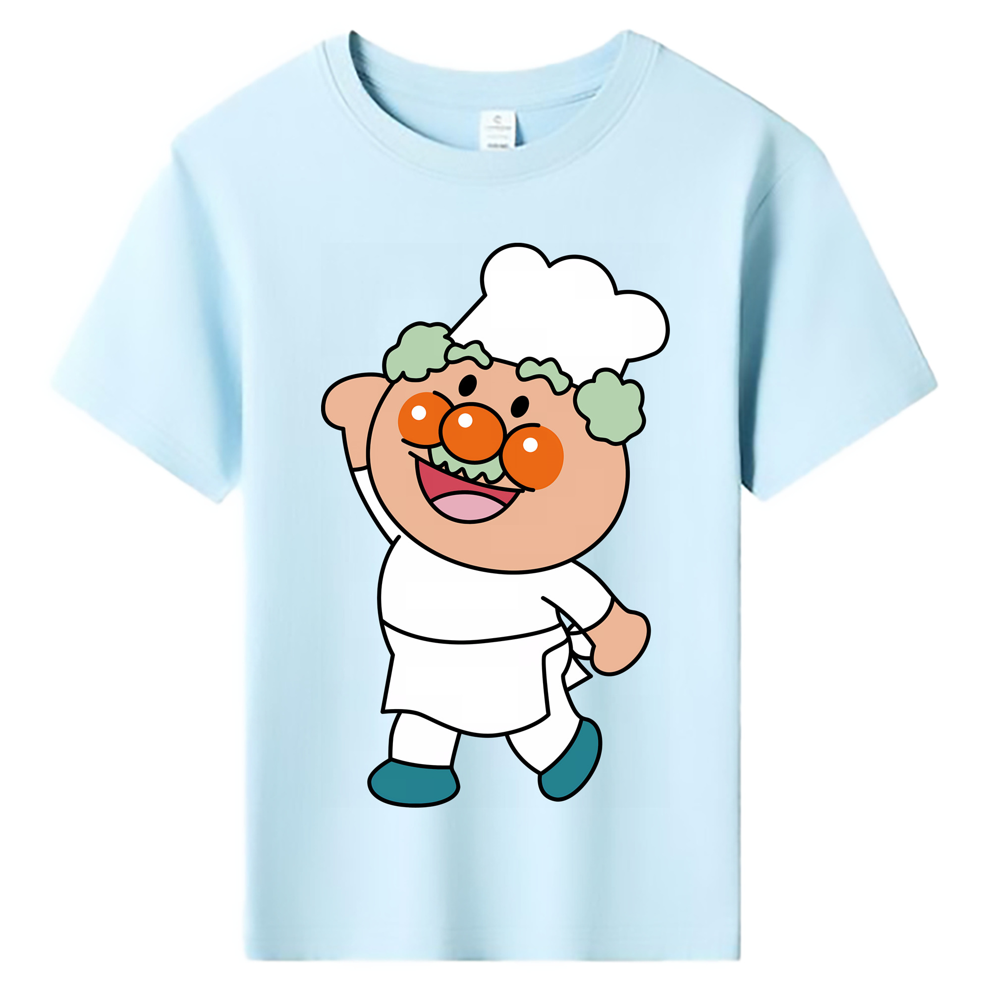 （画像用） アンパンマン Anpanman 綿100％キッズTシャツ（フロントプリント）